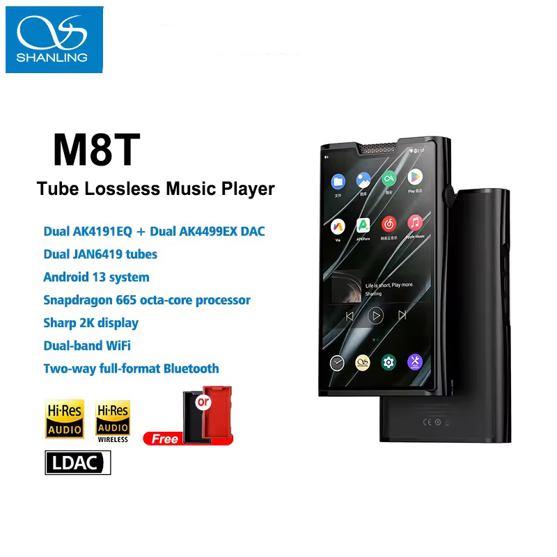 Audio Player With Youtube Music - SHANLING M8T Flagship Tube Android Tragbarer