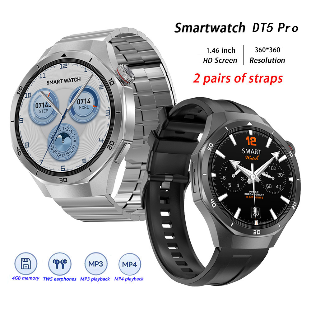 Metronome Digital - DT5 Pro Smartwatch für Männer und