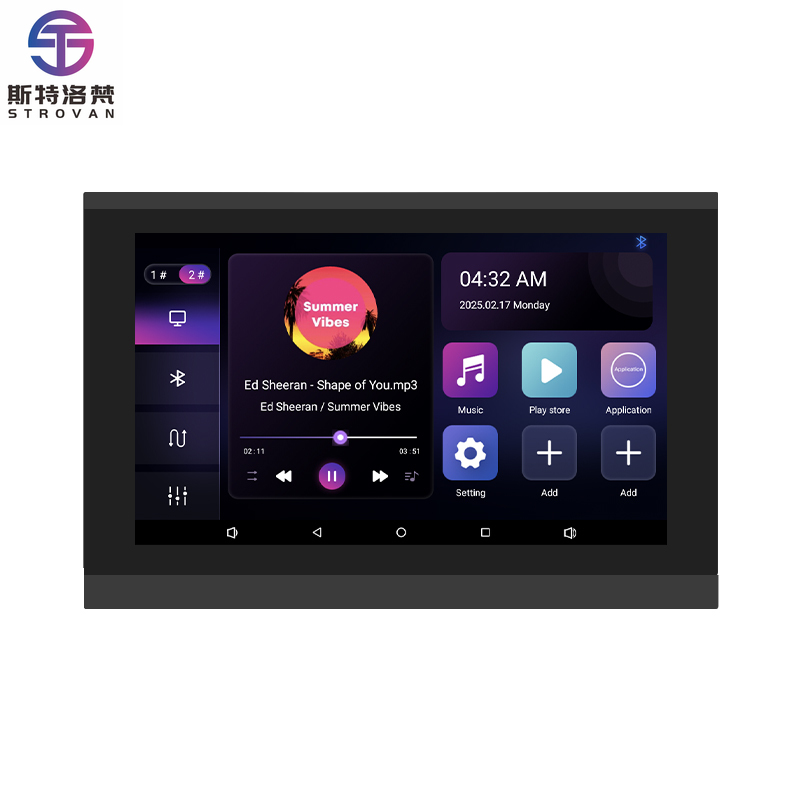 Audio Music In Background - 7 Zoll Touchscreen 2-Zonen Smart Audio