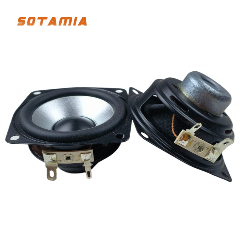 Audio Music Generator - SOTAMIA 2 Stück 2,5 Zoll Breitbandlautsprecher