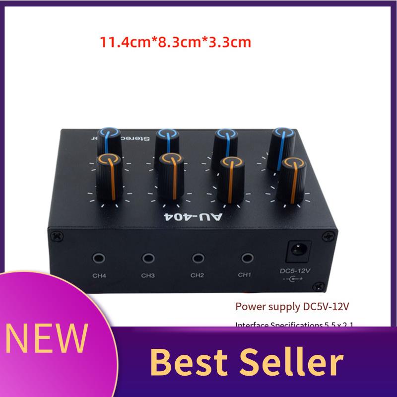 Audio And Music Mixer - M07K-AU-404 Stereo Sound Vier Multi Input