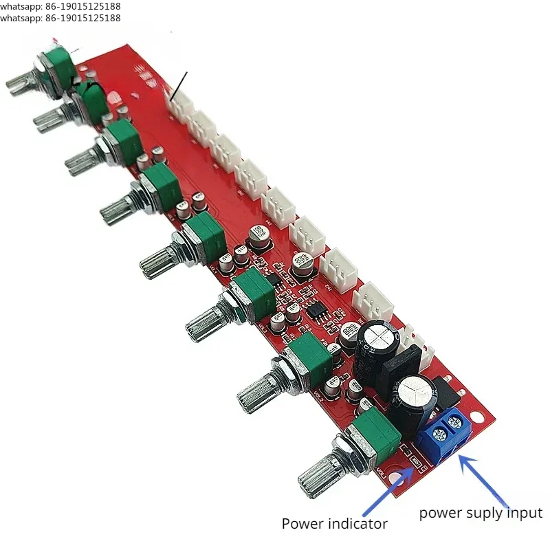 Audio And Music Mixer - 8-Wege NE5532 Audio-Mischpult DIY Heimkino-Musikverstärker Vorverstärker
