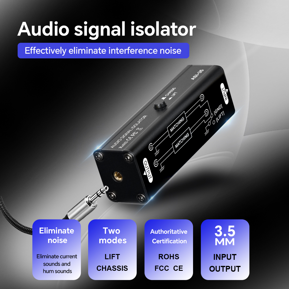 Audio Music Isolator - Professionelle Hum Eliminator Audio Signal Isolator