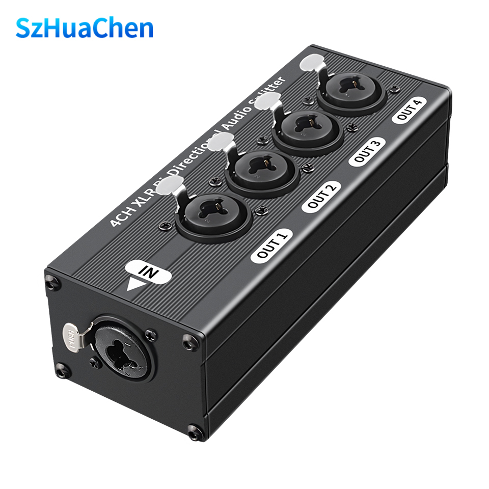 Cable Xlr Balanced - 6,35mm Schnittstelle 1X4 XLR Symmetrischer Audio-Splitter