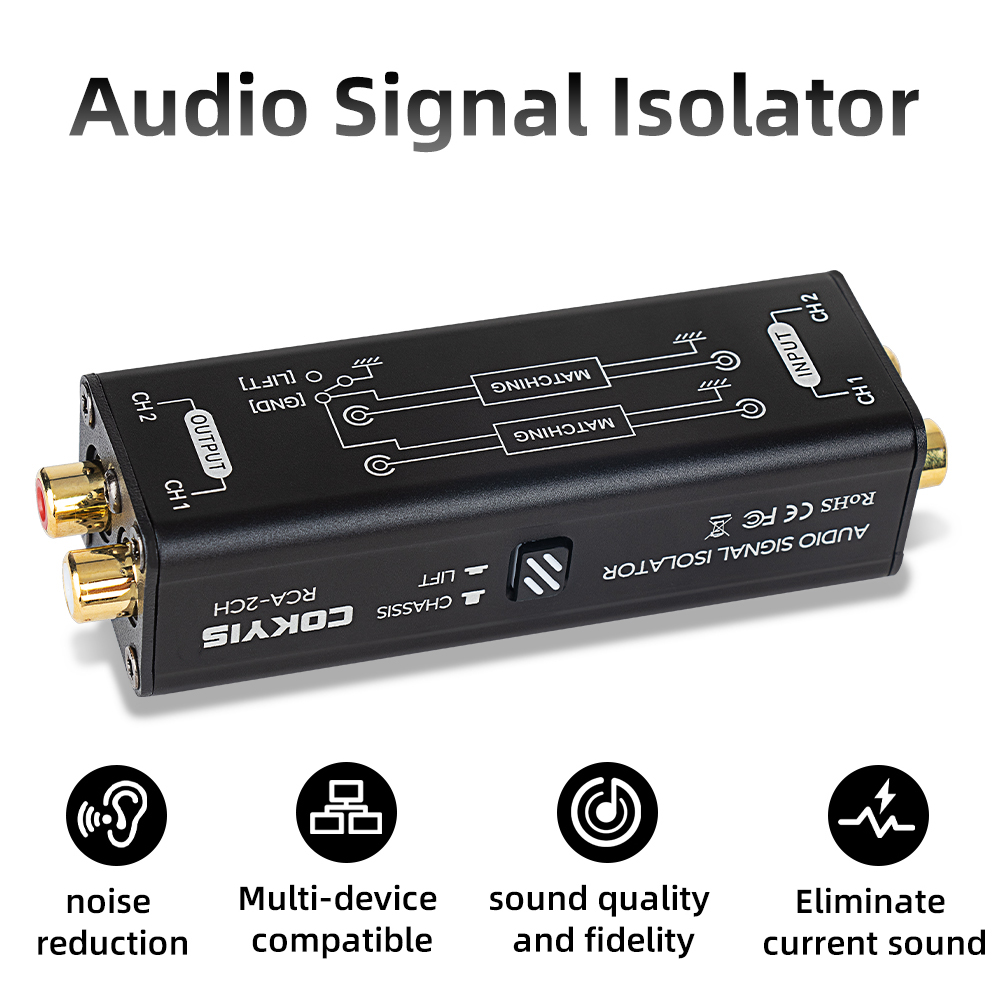 Audio Music Isolator - Professioneller Hum Eliminator Audio Signal Isolator
