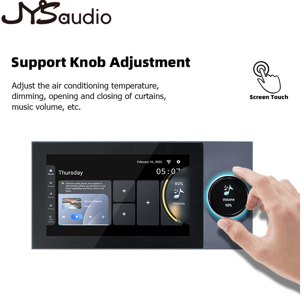 Audio Music In Background - 7 Zoll TUYA WiFi Bluetooth Wand-Soundverstärker