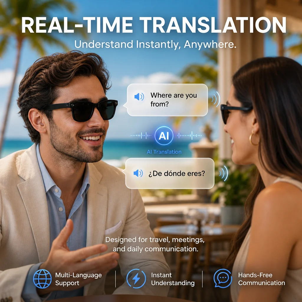 2026 Neue KI-Kamerabrille 8MP  – Audio With Music Ai Bewertung und Preis