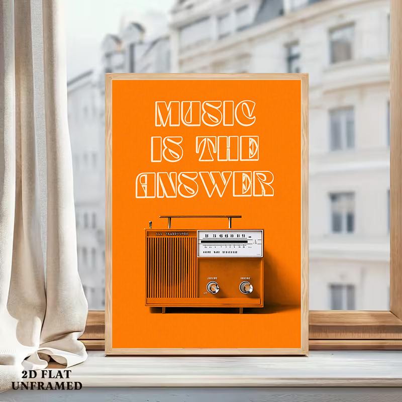 Vintage-Radio-Wandkunst, rahme – Audio Music In Background Bewertung und Preis