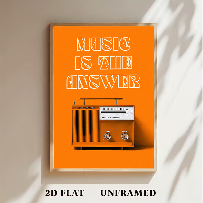 Vintage-Radio-Wandkunst, rahme – Audio Music In Background Bewertung und Preis