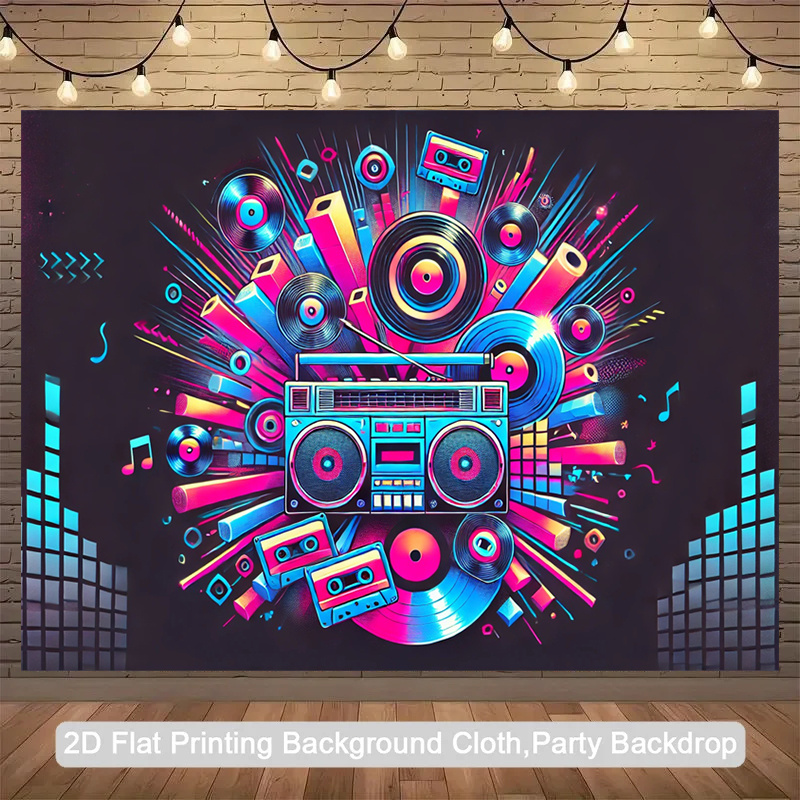 2D flaches, einteiliges Produk – Audio Music In Background Bewertung und Preis