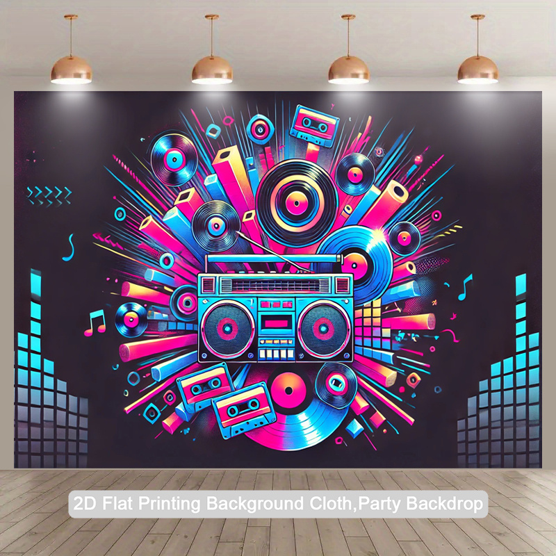 2D flaches, einteiliges Produk – Audio Music In Background Bewertung und Preis
