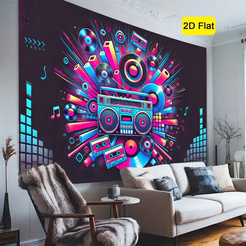 2D flaches, einteiliges Produk – Audio Music In Background Bewertung und Preis
