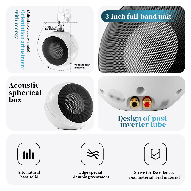 Oupushi an der Decke montierte – Audio Music In Background Bewertung und Preis
