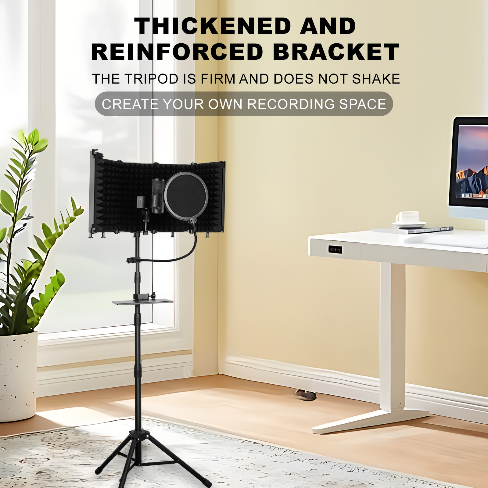 Studio-Mikrofon-Isolationskabi – Recording Pop Filter Bewertung und Preis
