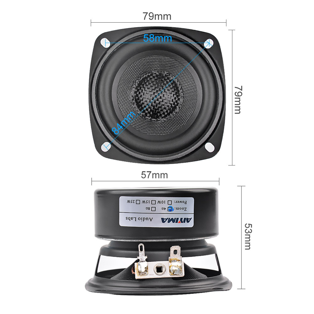 AIYIMA 2Pcs 3 Zoll Audio Tragb – Audio Music Generator Bewertung und Preis