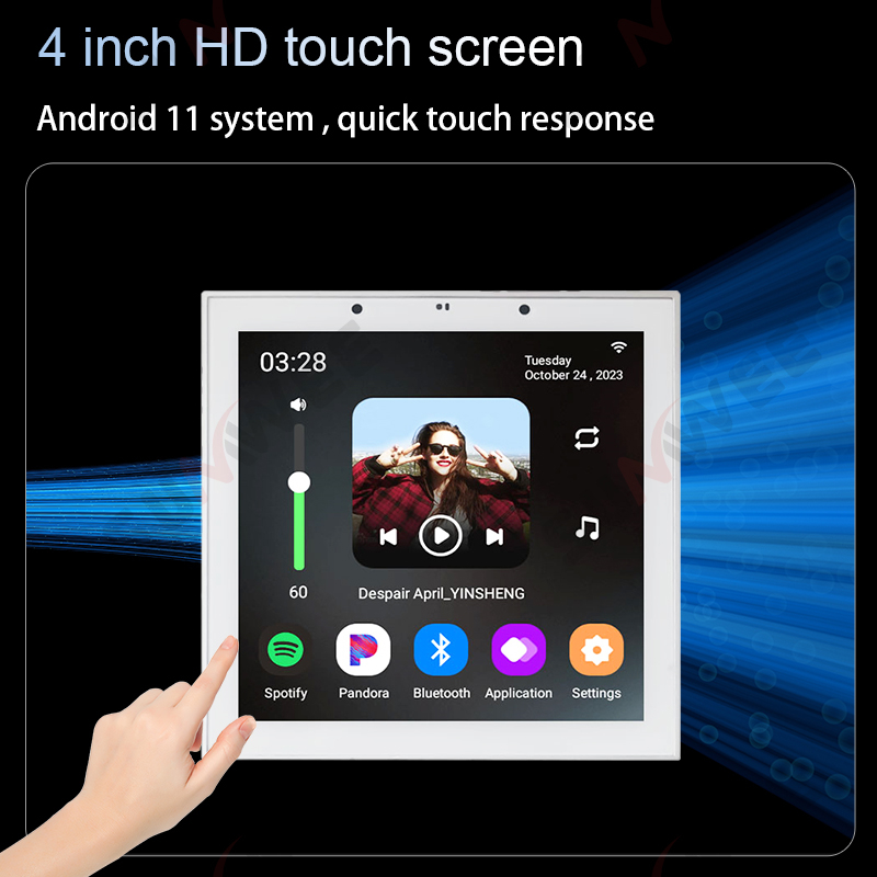 WLAN-fähiger Smart-Audio-Wandv – Audio Music In Background Bewertung und Preis