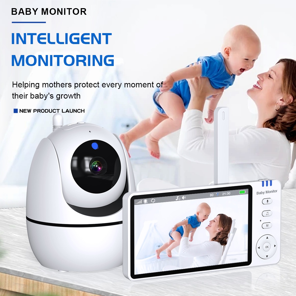5-Zoll-Video-Babyphone 2,4g dr – Audio Music Network Bewertung und Preis