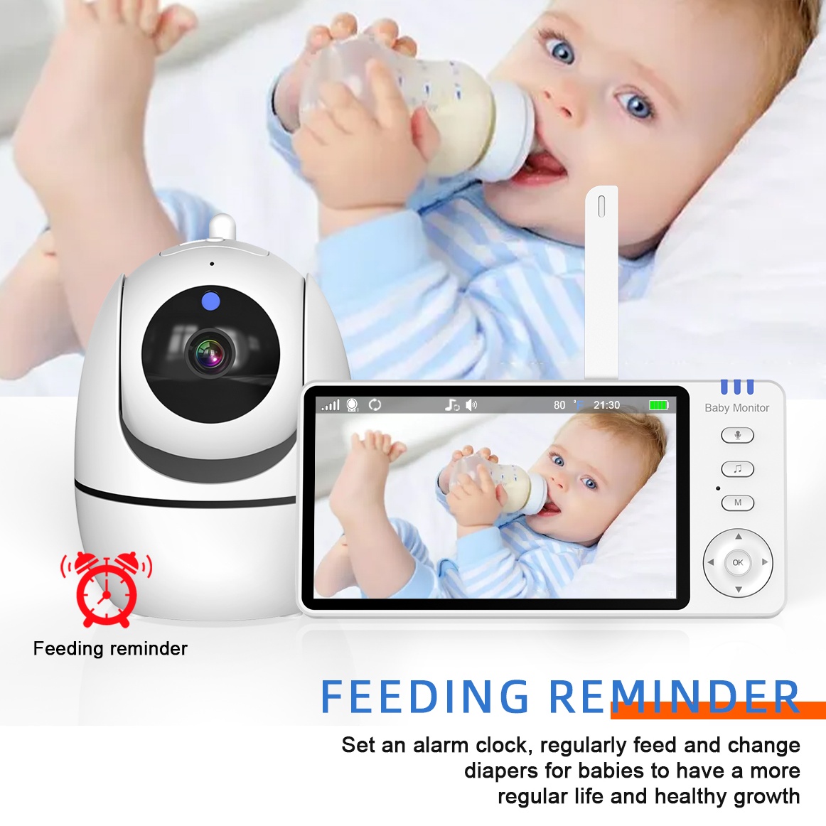 5-Zoll-Video-Babyphone 2,4g dr – Audio Music Network Bewertung und Preis