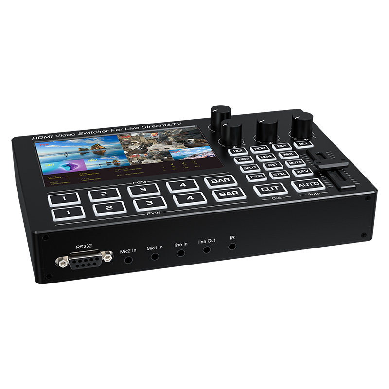 4-Kanal 1080P HDMI Live-Stream – Audio Mixer 4 Channel Bewertung und Preis
