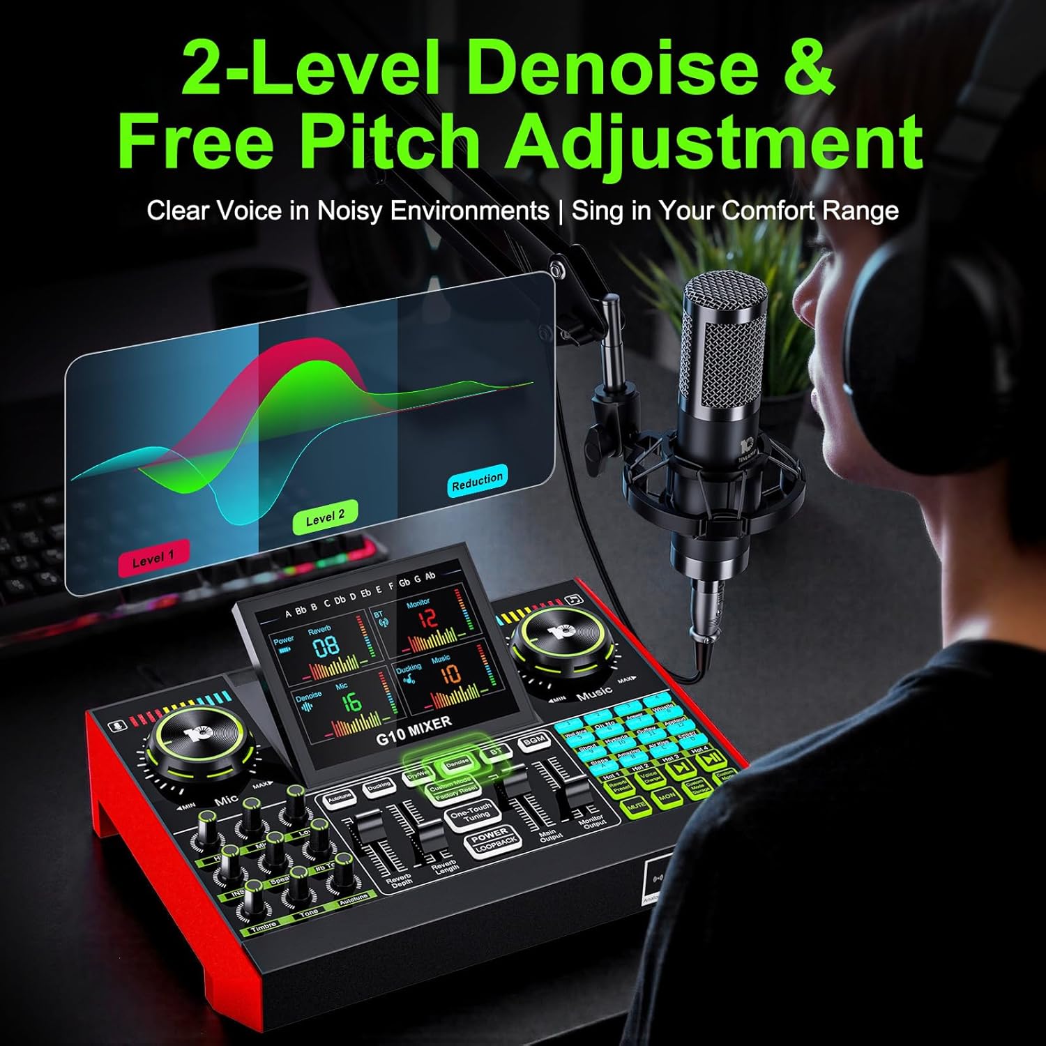 Tenlamp G10 Live-Streaming Aud – Audio And Music Mixer Bewertung und Preis