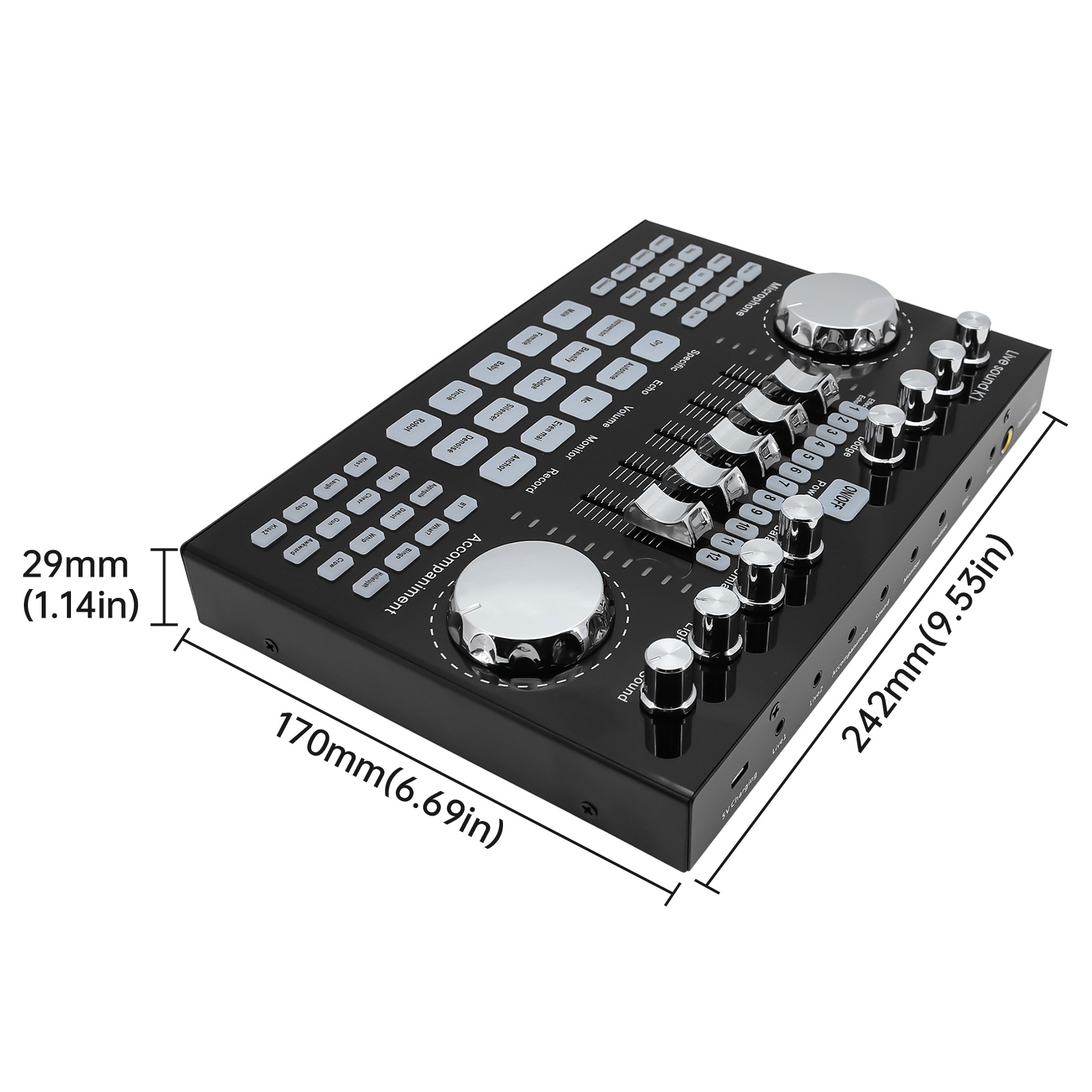 K1 Audio-Mixer Live-Soundkarte – Audio Music Voice Changer Bewertung und Preis