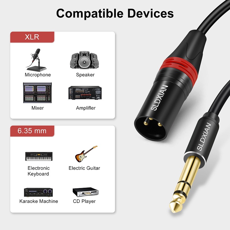 1/4 Zoll TRS zu XLR Stecker Ka – Cable Xlr Balanced Bewertung und Preis
