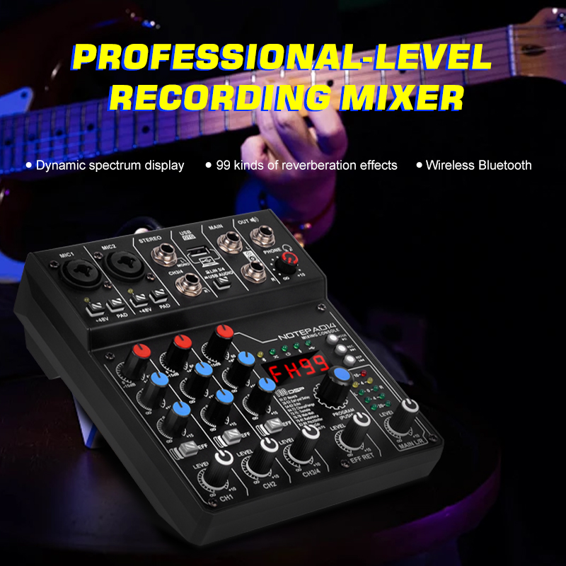 Direkt vom Hersteller NXG AD14 – Audio Mixer 4 Channel Bewertung und Preis