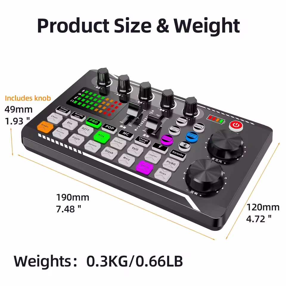 Kondensatormikrofon, professio – Audio Music Voice Changer Bewertung und Preis