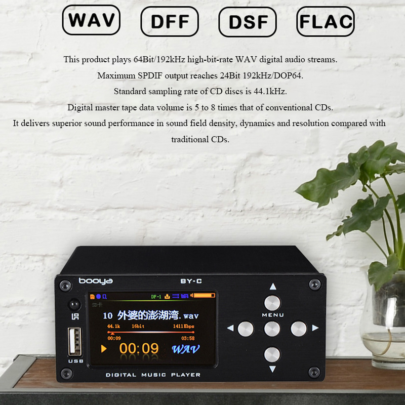 BY-C1 Verlustfreier digitaler  – Audio Music By Bewertung und Preis